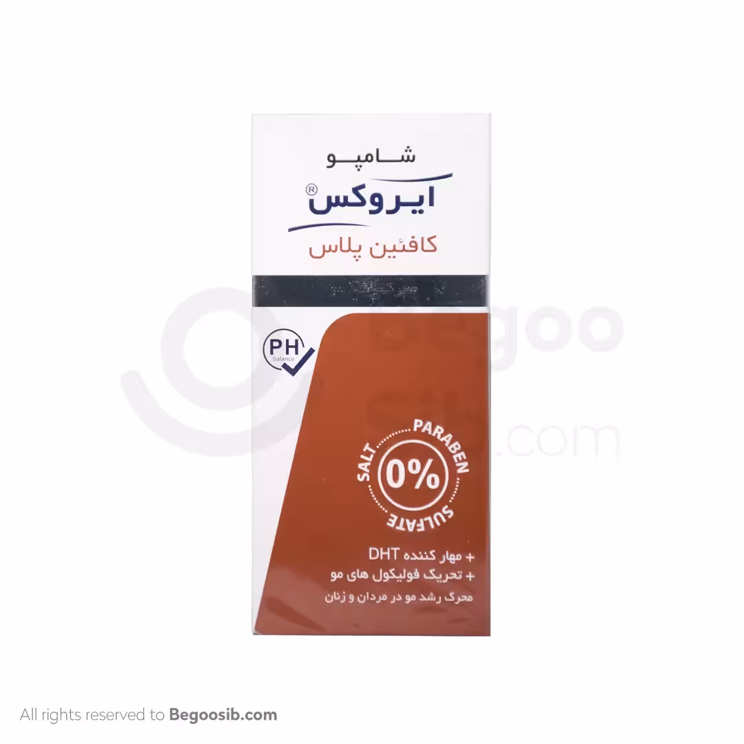 شامپو کافئین پلاس ایروکس 200 گرمی
