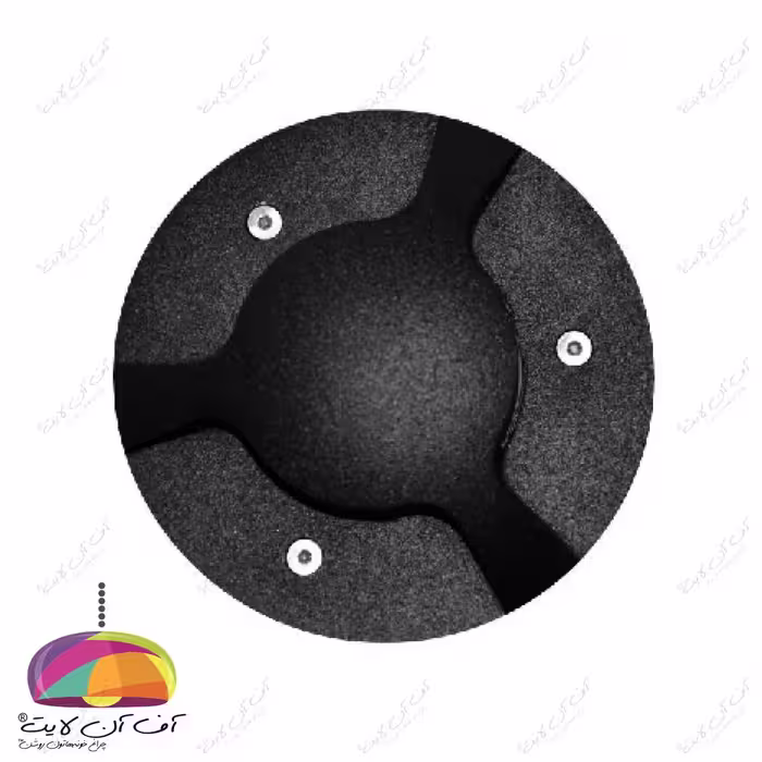 چراغ دفنی گرد مدل عطارد سه طرفه 12 وات زمرد نور