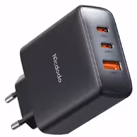 شارژر دیواری 3 پورت مک دودو Mcdodo CH-486 توان 45 وات همراه با کابل