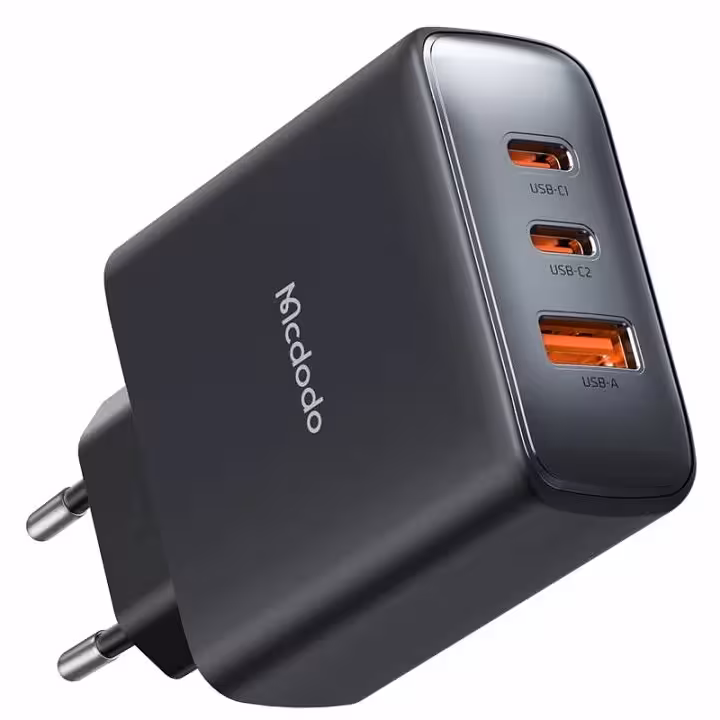 شارژر دیواری 3 پورت مک دودو Mcdodo CH-486 توان 45 وات همراه با کابل
