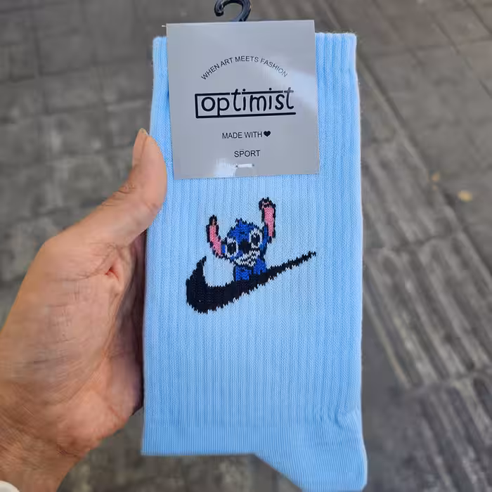 جوراب فانتزی طرح استیچ کد 08