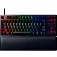 کیبورد مخصوص بازی ریزر مدل HUNTSMAN V2 TKL purple Switch