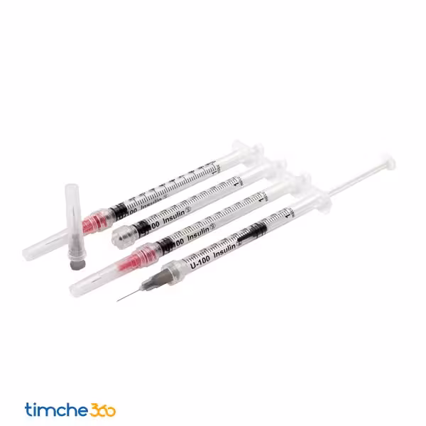سرنگ انسولین لوئرلاک حلما 0.1 سی سی گیج 29 بسته 60 عددی