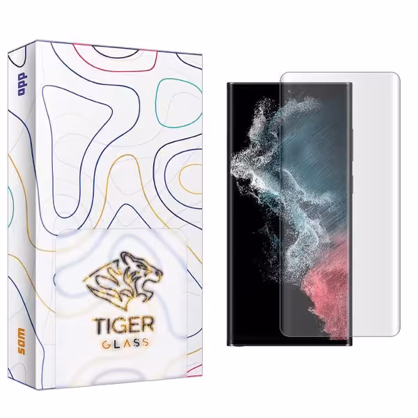 محافظ صفحه نمایش تایگر گلس مدل APL2 UV مناسب برای گوشی موبایل سامسونگ Galaxy S22 Ultra