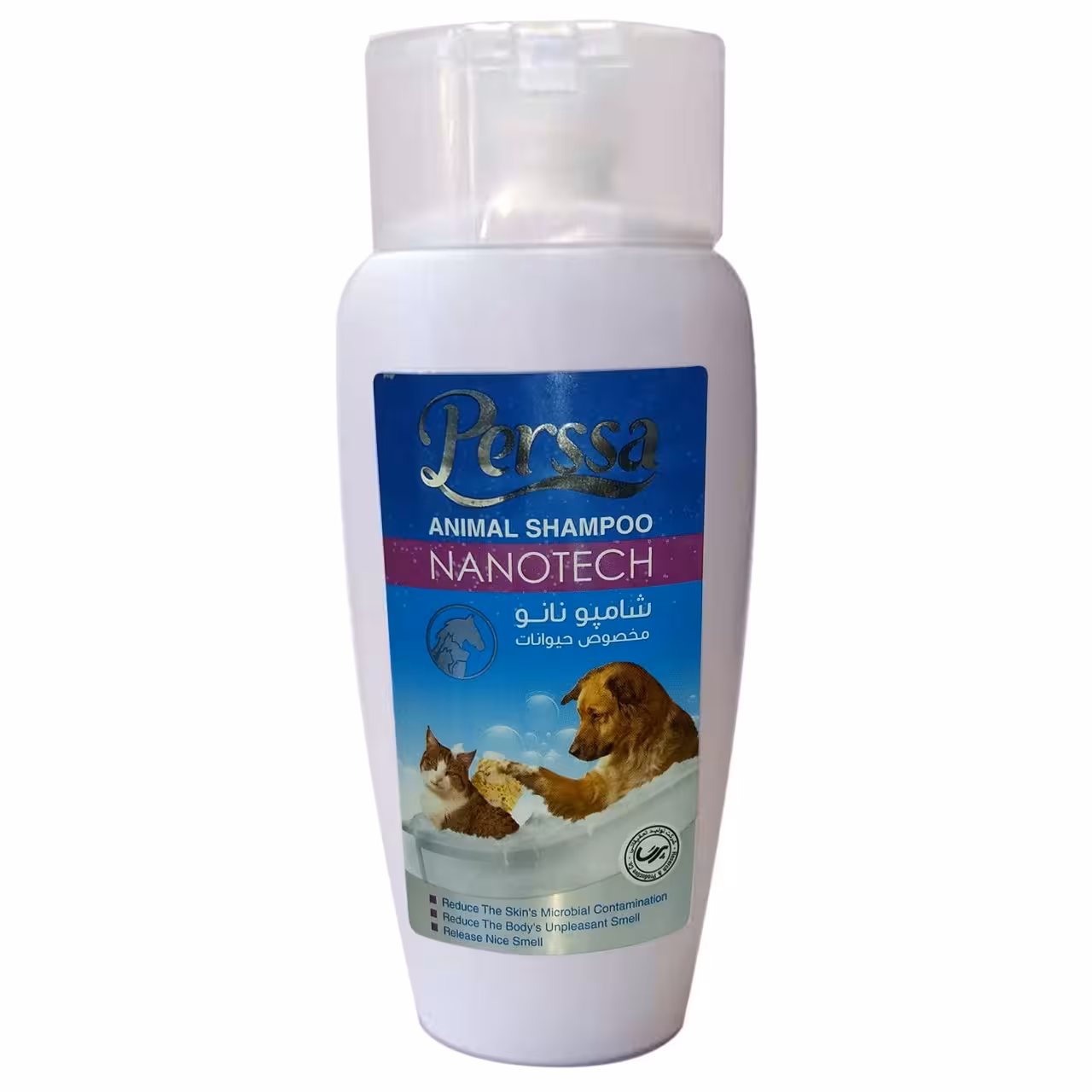 شامپو حیوانات پرسا مدل  NANOTECH حجم 250 میلی لیتر