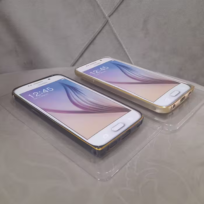 بامپر فلزی سامسونگ samsung s6 بامپر آلومینیومی دور گوشی G920 گارد قاب Galaxy S6 محافظ اس شش سیکس SM-G920F G890A SM-G9200