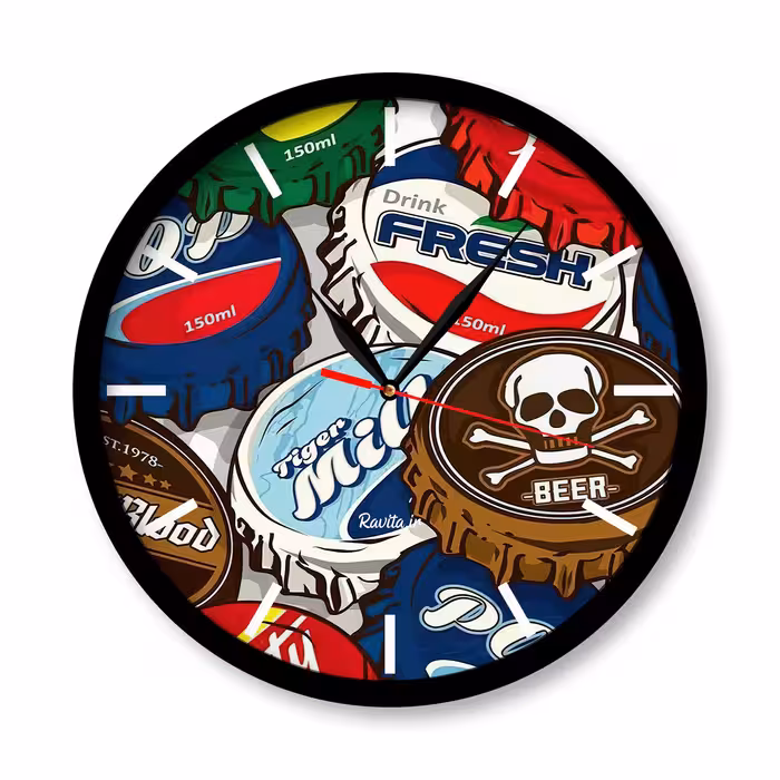 ساعت‌های دیواری راویتا طرح برند های نوشابه 1929