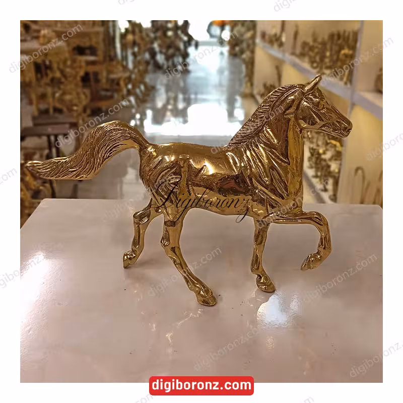 مجسمه برنجی برنزی مدل اسب