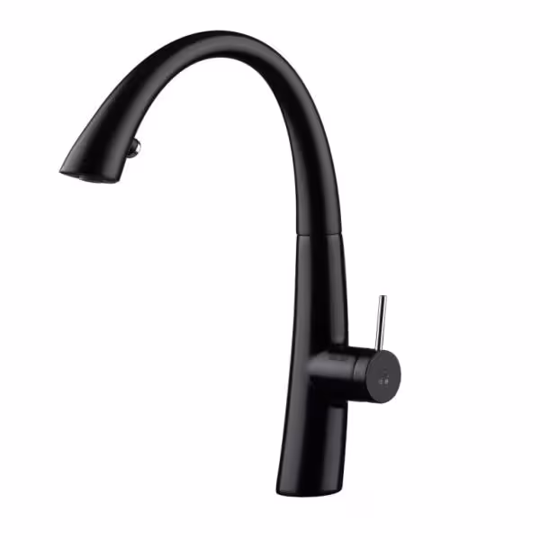 شیر آشپزخانه شاوری مشکی kwc مدل زو