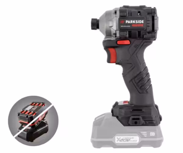 پیچ گوشتی شارژی ضربه ای پارکساید مدل PDSSAP 20-LIB3 (سال ساخت 2025)