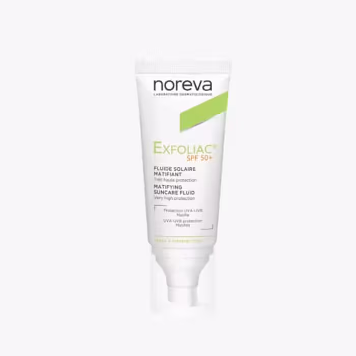 ضدآفتاب پوست چرب EXFOLIAC فلوئیدی نوروا