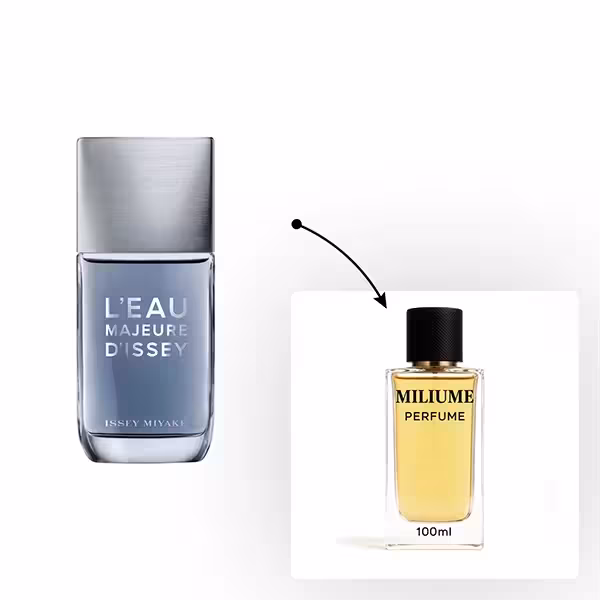 اسانس عطر Issey Miyake L`Eau Majeure d’Issey برند Givaudan - کد 2265 - ایسی میاکه لئو ماجور د ایسی 100ML - میلیوم پرفیوم
