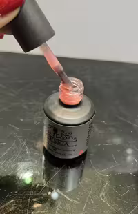 رابر بیس ناخن لمینت 15 میل پرسیکا PERSICA رنگ صورتی