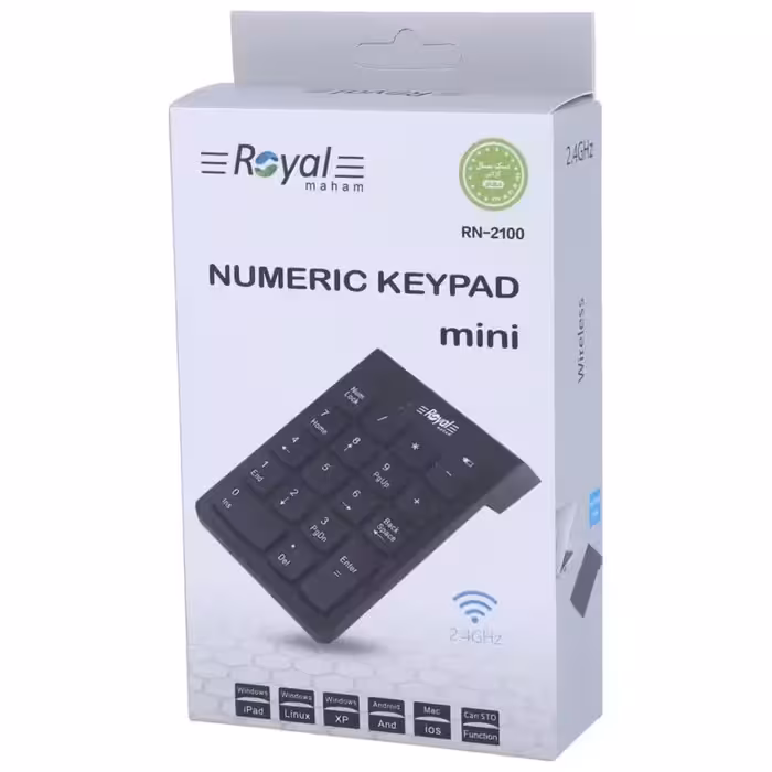 کیبورد بی سیم اعداد رویال مدل RK2100
