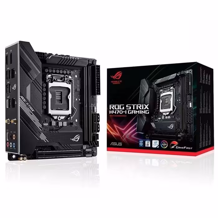 مادربرد ایسوس مدل ROG STRIX H470-I GAMING WI-FI DDR4 سوکت 1200