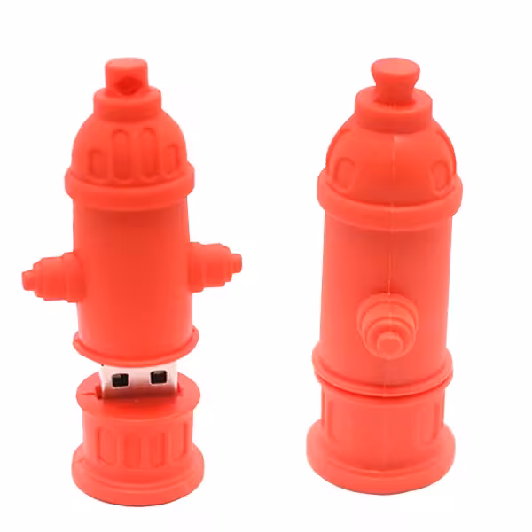 فلش مموری طرح شیرآتش نشانی مدل Ul-Pv-Sto01 ظرفیت64گیگابایت