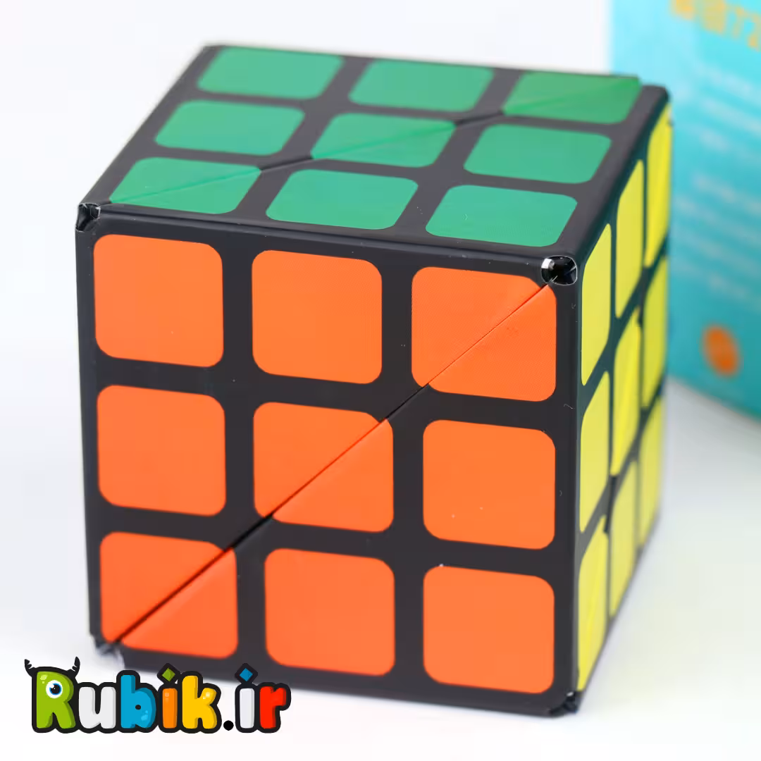 مکعب آهنربایی تاشو بی نهایت مویو-استاندارد طرح 3*3 (Magnetic Folding Cube)