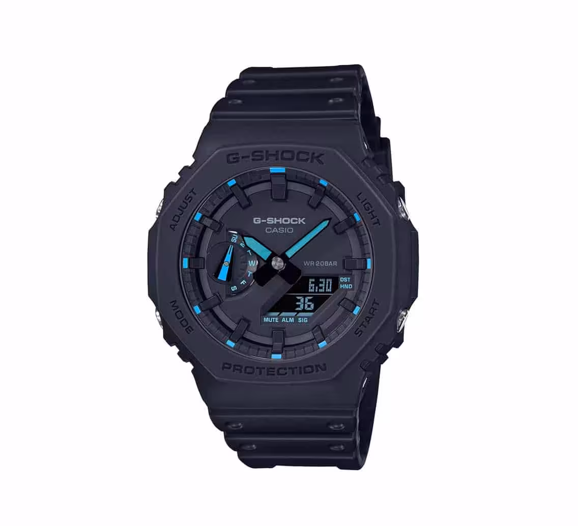 ساعت مردانه کاسیو جیشاک مدل CASIO GA-2100-1A2DR