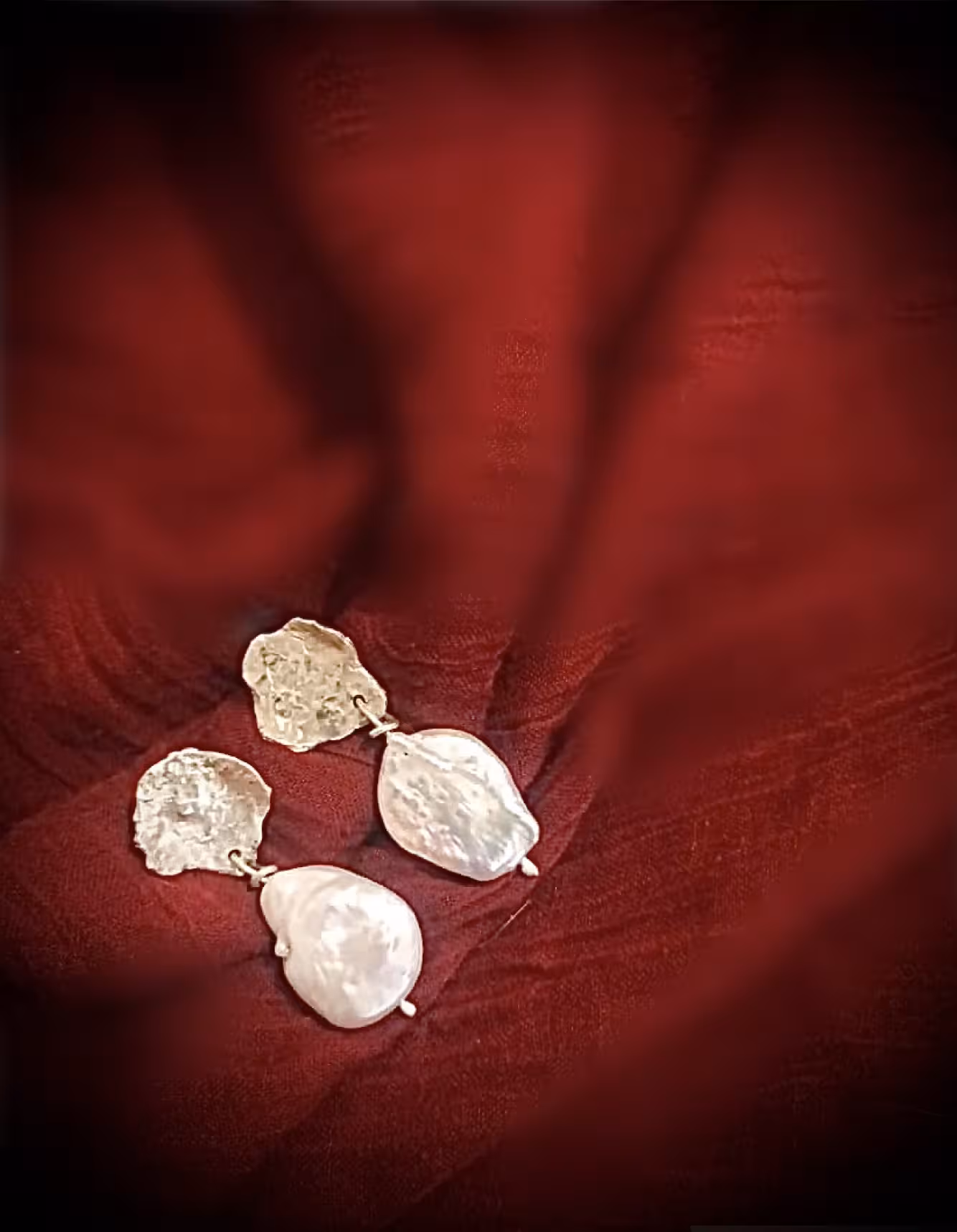 گوشواره نقره دریایی