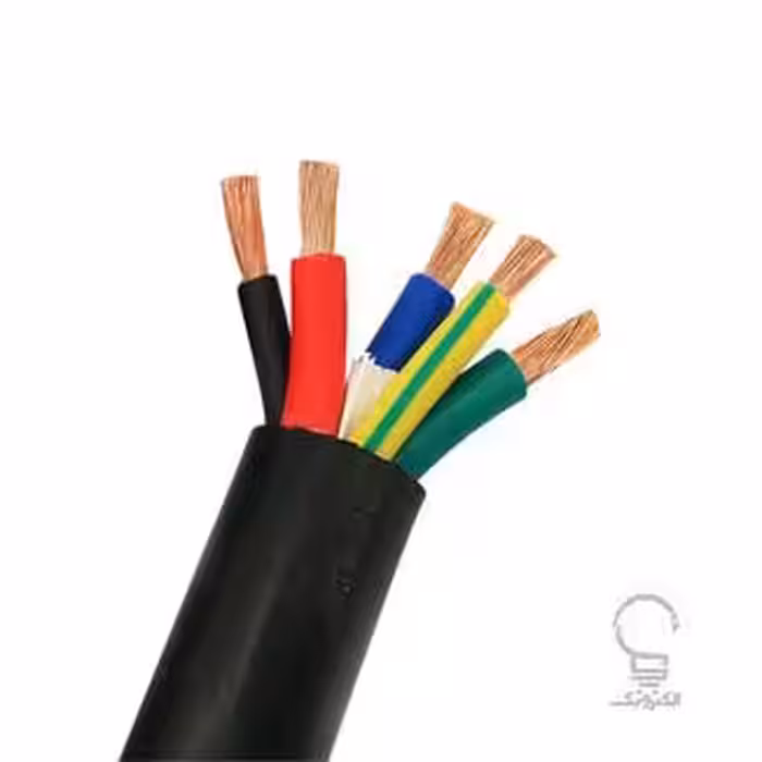 حلقه 100 متری کابل افشان نمره 4×5 افلاک الکتریک خراسان