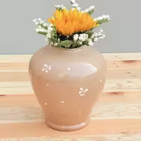 گلدان مجموعه اقاقیا رنگ نسکافه ای
