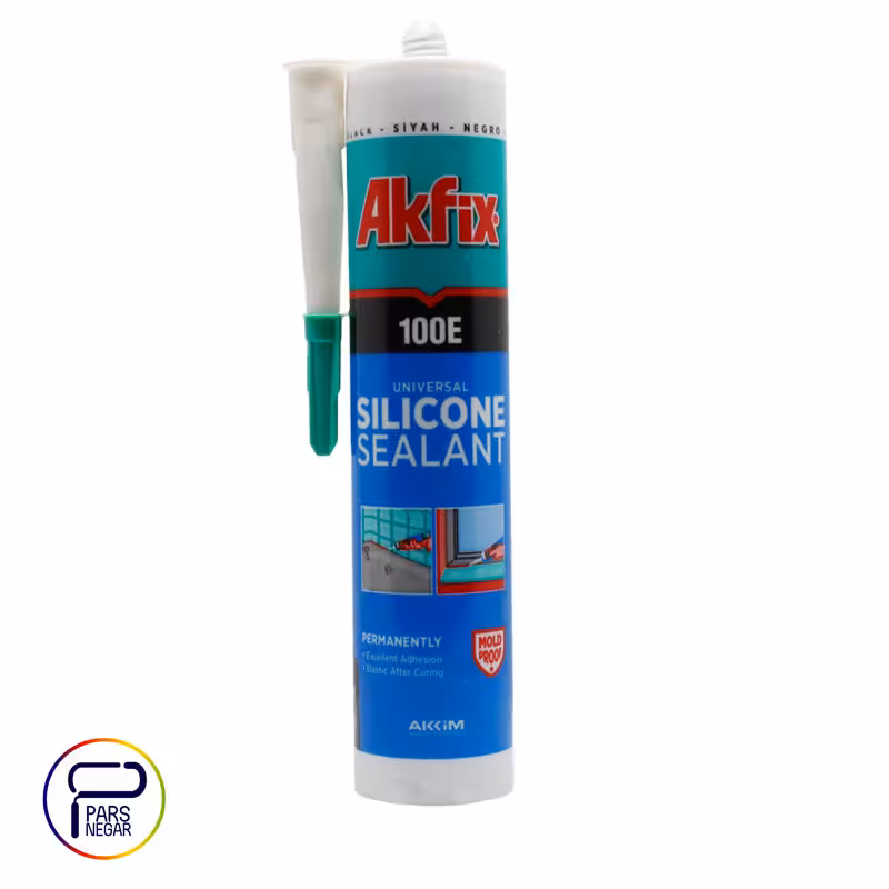 چسب سیلیکون مشکی آکفیکس 280 میلی لیتر