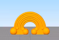 مدل سه بعدی رنگین کمان (STL)