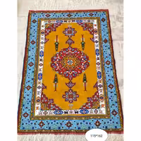 قالیچه چله و کف ابریشمی 2متری دستباف - کد 7/76