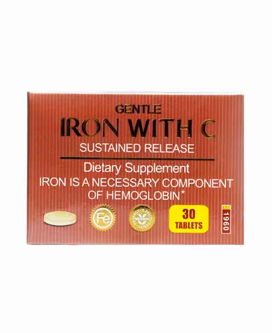 قرص آهن با ویتامین ث برونسون 30 عددی