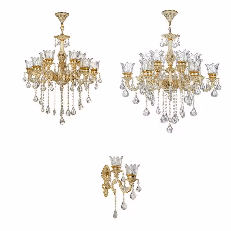 لوستر آلياژ ايتاليايي 6 ش بزرگ