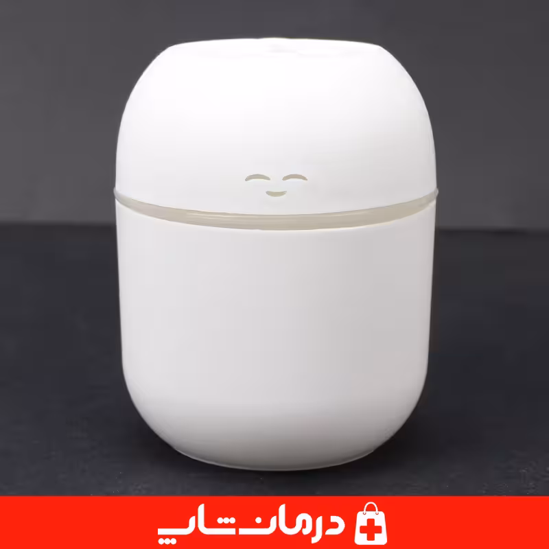 دستگاه بخور سرد تخم مرغی کوچک 220ml رنگ سفید چراغدار