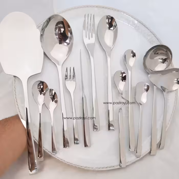 سرویس قاشق چنگال 30 نفره اس جی مدل 342m