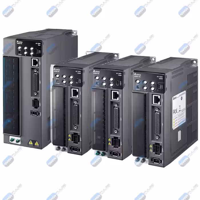 سروو 400W 3000RPM ترمزدار دلتا سری B3_تکفاز 220V