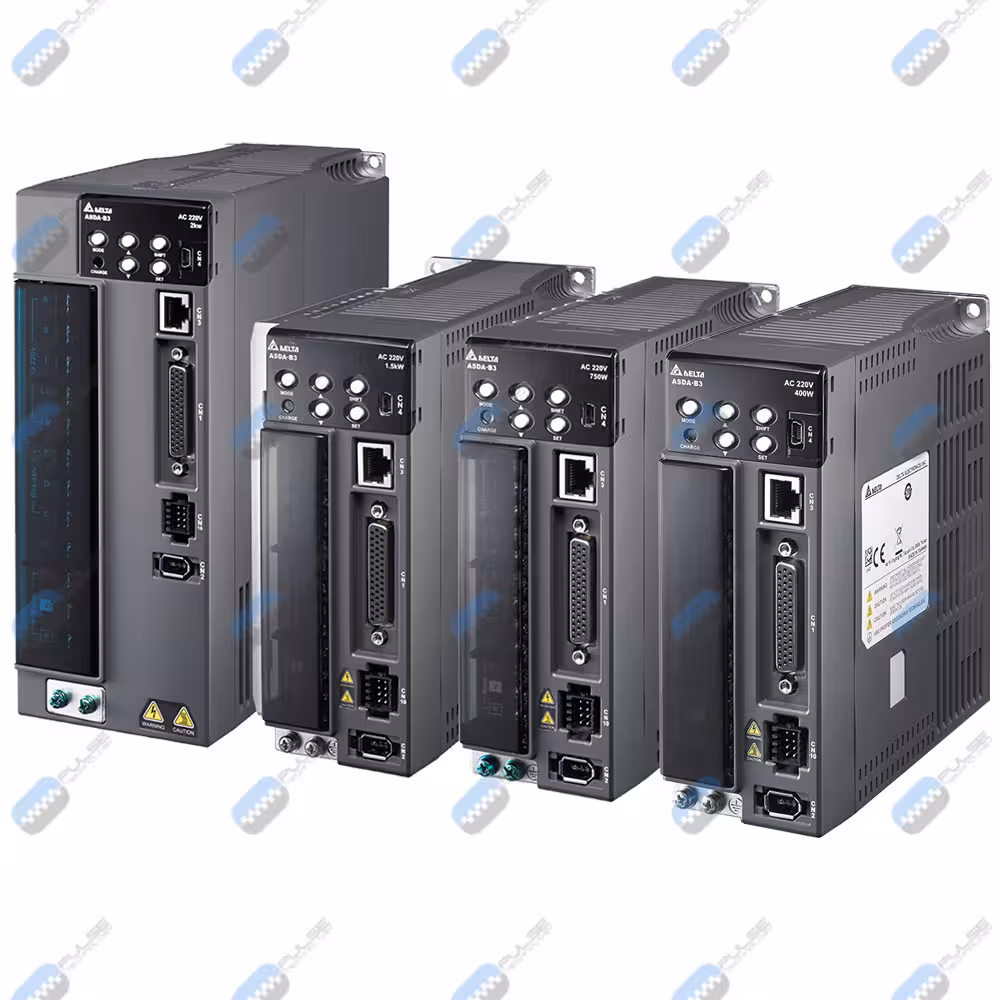 سروو 400W 3000RPM ترمزدار دلتا سری B3_تکفاز 220V
