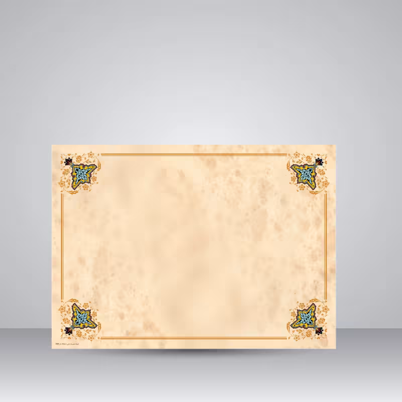 کاغذ ابروباد چاپی،50*35 cm، کد 601، (بسته 10 عددی)