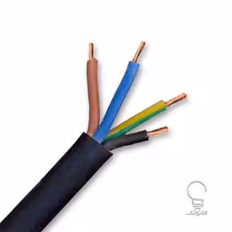 حلقه 100 متری کابل افشان نمره 1×4 افلاک الکتریک خراسان