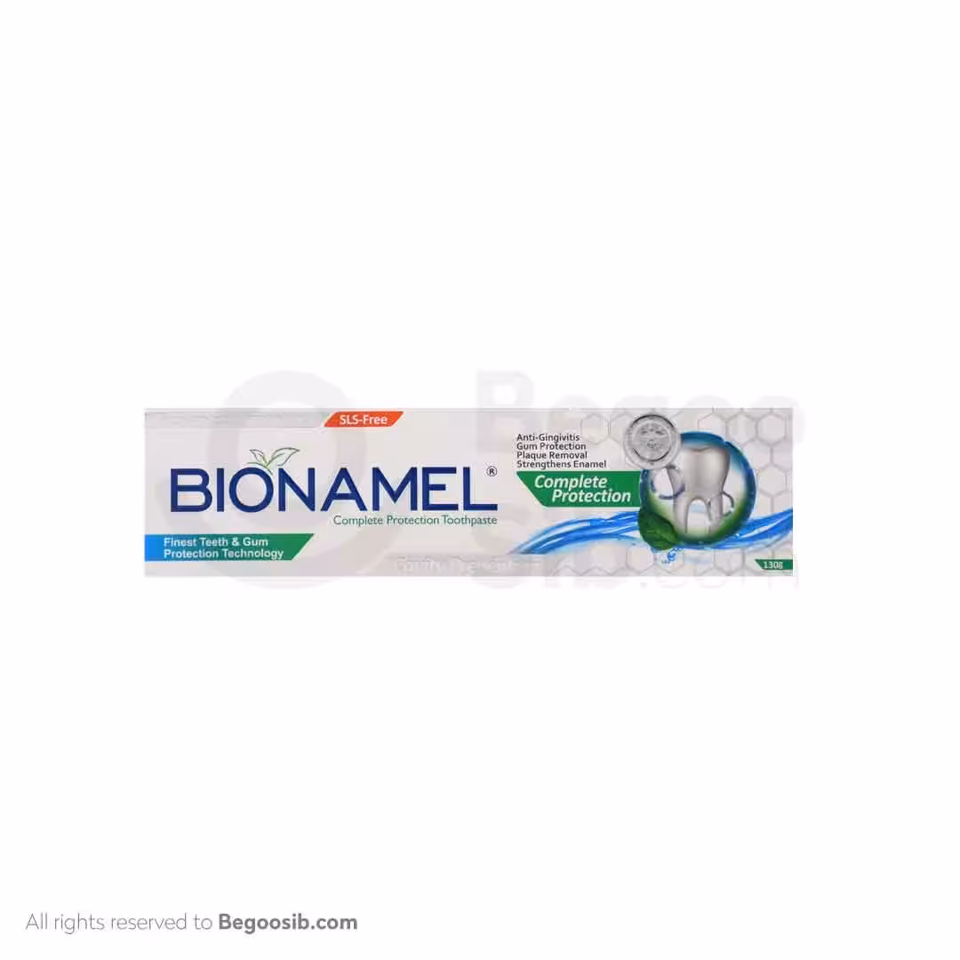 خمیردندان محافظت کننده کامل بایونمل بدون پارابن 130گرم