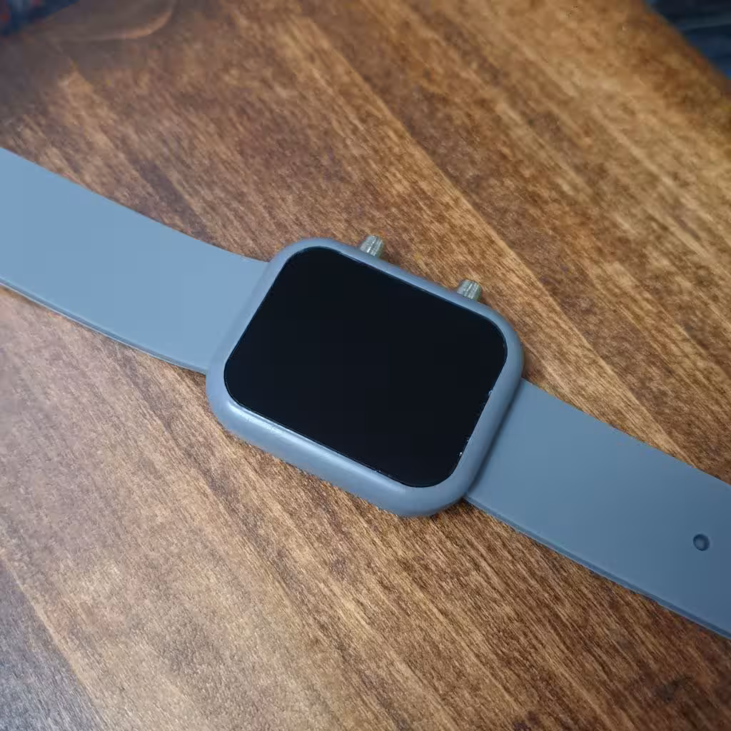 ساعت مچی ال ای دی خاکستری رنگ LED