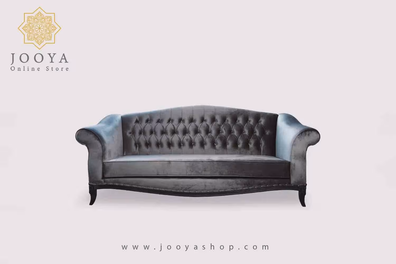 مبل نئوکلاسیک سه‌نفره لاپند طوسی