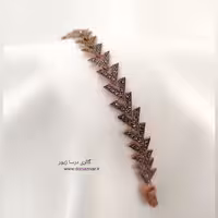 دستبند مسی نگین مارگازیت مثلث