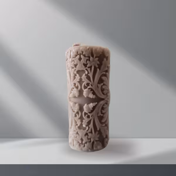 شمع دکوری منبت سبز