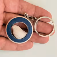 سرکلیدی جوجه داخل حلقه طرح پنج