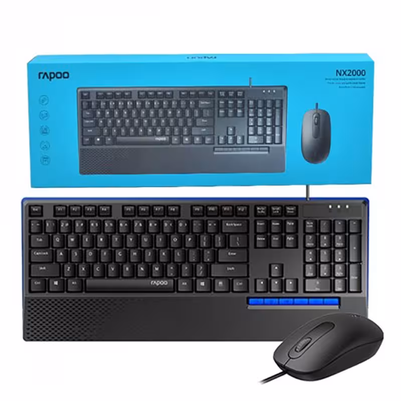 کیبورد و ماوس سیمی رپو Rapoo NX2000