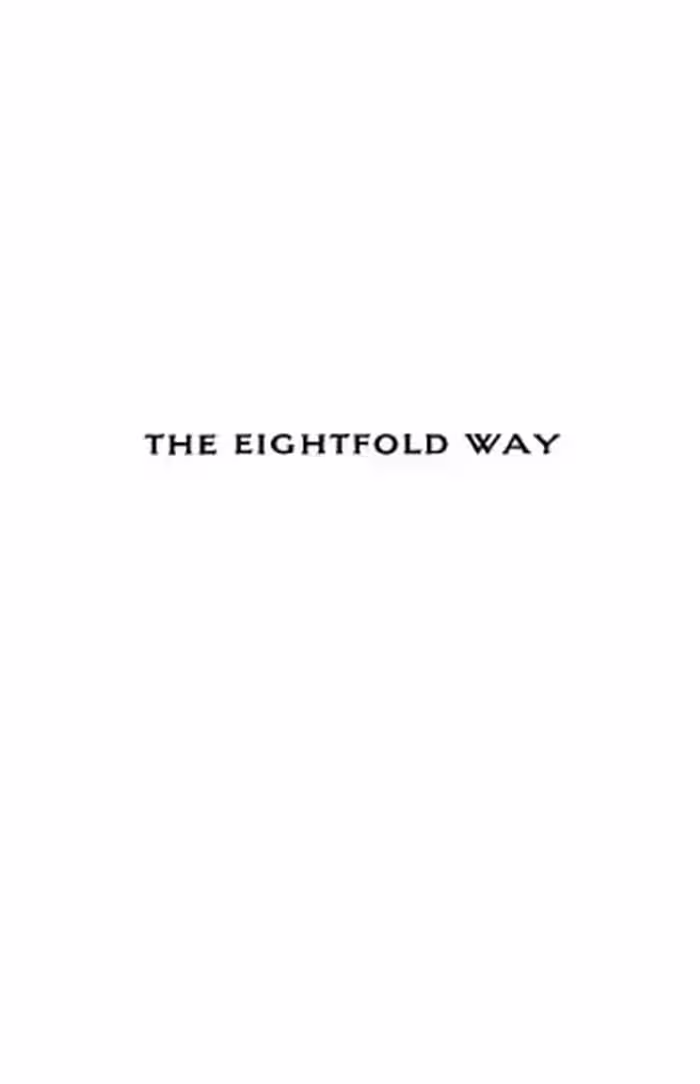 خرید و دانلود نسخه کامل کتاب The eightfold way
