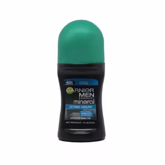 مام رولی مردانه گارنیر GARNIER مدل INTENSE COOLING حجم 50 میل