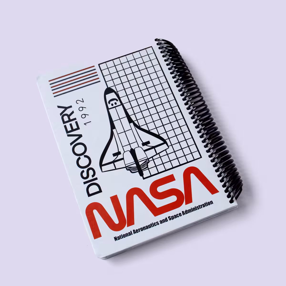 دفتر خط‌دار فانتزی ناسا سفید لنگو (Lango)