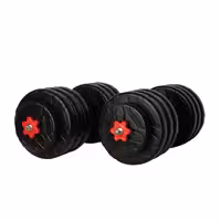 دمبل رادیس فیت مدل DVP-17-mix1 وزن 17 کیلوگرم بسته 2 عددی | کالا مکس