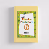 Jolly Phonics 6 Flash Cards (فلش کارت)