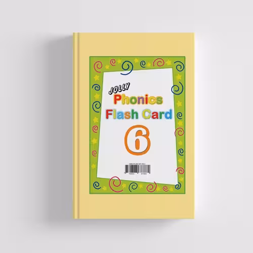 Jolly Phonics 6 Flash Cards (فلش کارت)