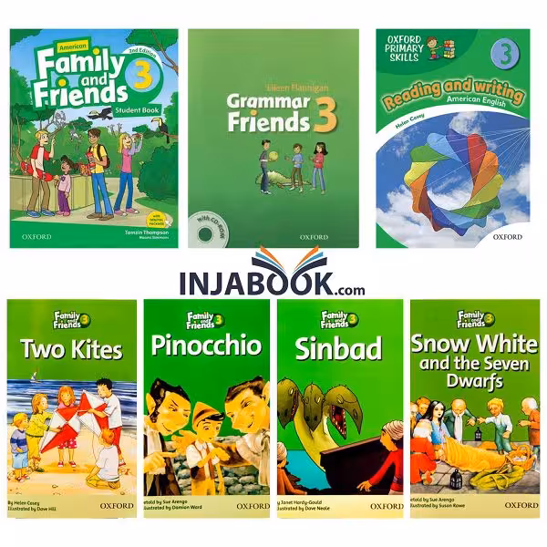 پک کامل American Family And Friends 3 second edition